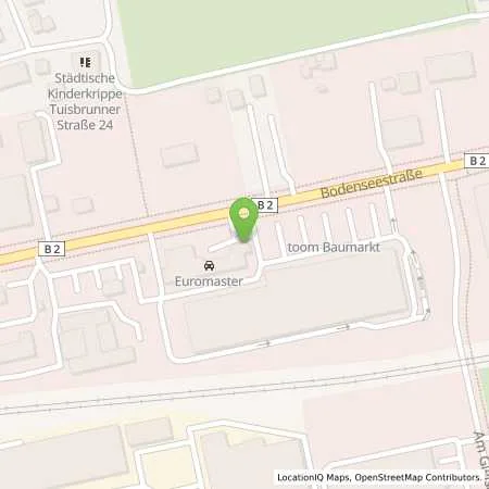 Standortübersicht der Tankstelle Allego GmbH in 81243 München