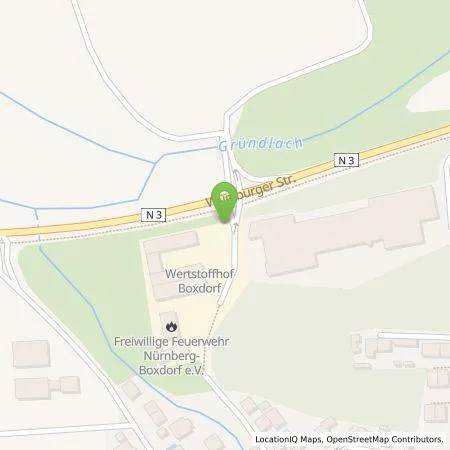 Standortübersicht der Tankstelle N-ERGIE Aktiengesellschaft in 90427 Nürnberg