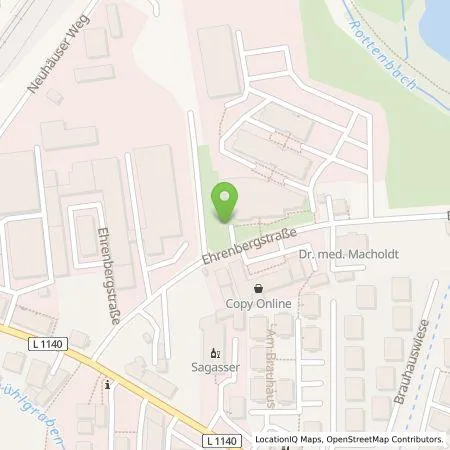 Standortübersicht der Tankstelle AreaCharge GmbH in 98693 Ilmenau