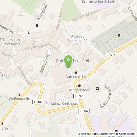 Standortübersicht der Tankstelle Stadtwerke Lengerich GmbH in 49545 Tecklenburg