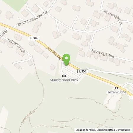 Standortübersicht der Tankstelle Stadtwerke Lengerich GmbH in 49545 Tecklenburg