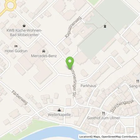 Standortübersicht der Tankstelle EnBW mobility+ AG und Co.KG in 88499 Riedlingen