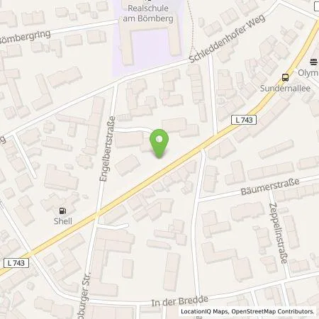 Standortübersicht der Tankstelle Stadtwerke Iserlohn GmbH in 58636 Iserlohn