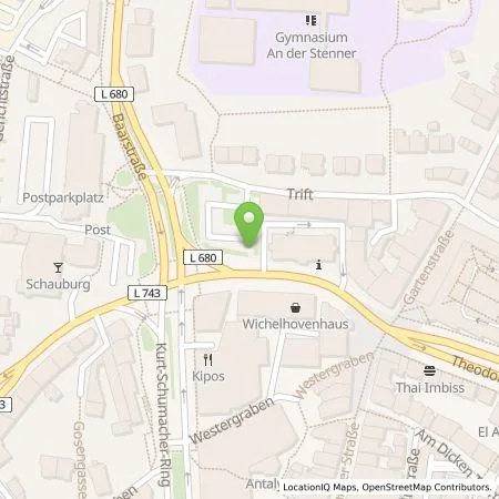 Standortübersicht der Tankstelle Stadtwerke Iserlohn GmbH in 58636 Iserlohn