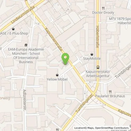 Standortübersicht der Tankstelle Lidl Dienstleistung GmbH & Co. KG in 80337 München