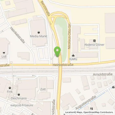 Standortübersicht der Tankstelle EnBW Ostwürttemberg DonauRies AG in 73614 Schorndorf