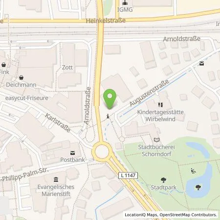 Standortübersicht der Tankstelle EnBW Ostwürttemberg DonauRies AG in 73614 Schorndorf