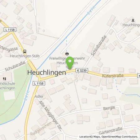 Standortübersicht der Tankstelle EnBW Ostwürttemberg DonauRies AG in 73572 Heuchlingen