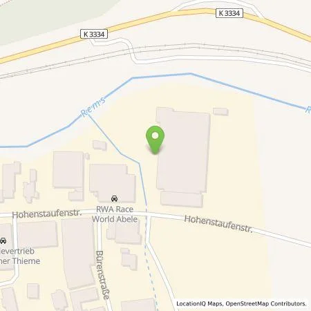 Standortübersicht der Tankstelle EnBW Ostwürttemberg DonauRies AG in 73547 Lorch