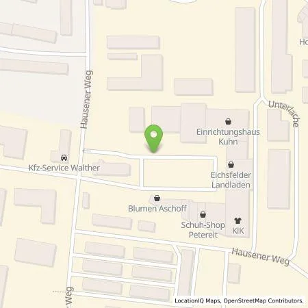 Standortübersicht der Tankstelle EW Eichsfeldgas GmbH in 37339 Leinefelde-Worbis