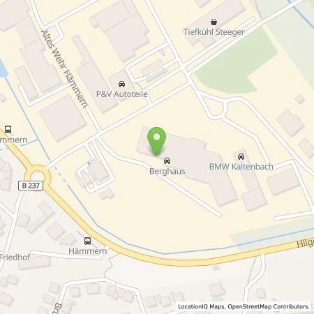 Standortübersicht der Tankstelle Autohaus Bergland GmbH in 51688 Wipperfürth