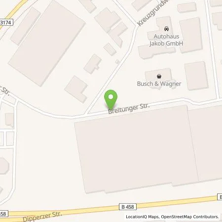 Standortübersicht der Tankstelle Richter+Frenzel GmbH + Co. KG in 36100 Petersberg