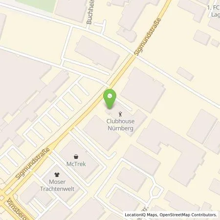 Standortübersicht der Tankstelle NZG Nürnberger Zinkdruckguss-Modelle GmbH in 90431 Nürnberg