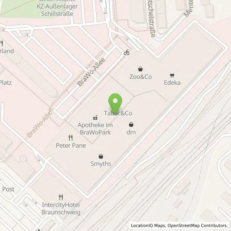Standortübersicht der Tankstelle BRAWO GE Solution LIS GmbH in 38102 Braunschweig