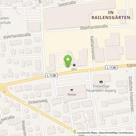 Standortübersicht der Tankstelle EnBW mobility+ AG und Co.KG in 71679 Asperg