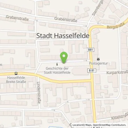 Standortübersicht der Tankstelle Stadtwerke Blankenburg GmbH in 38899 Hasselfelde