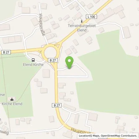 Standortübersicht der Tankstelle Stadtwerke Blankenburg GmbH in 38875 Elend