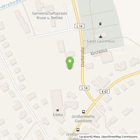 Standortübersicht der Tankstelle Northtec GmbH & Co.KG in 24969 Großenwiehe