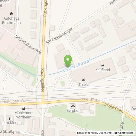 Standortübersicht der Tankstelle Kaufland Dienstleistung GmbH & Co. KG in 37154 Northeim