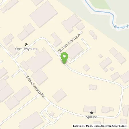 Standortübersicht der Tankstelle Knoll GmbH & Co. KG in 48712 Gescher