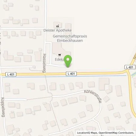 Standortübersicht der Tankstelle EDEKA-MIHA Charge GmbH in 31848 Bad Münder am Deister