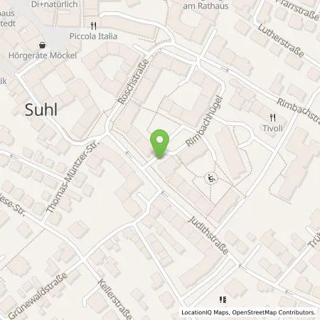 Standortübersicht der Tankstelle AreaCharge GmbH in 98527 Suhl