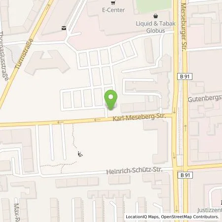 Standortübersicht der Tankstelle EDEKA-MIHA Charge GmbH in 06110 Halle (Saale)