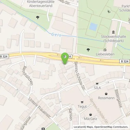 Standortübersicht der Tankstelle VR-Bankverein Bad Hersfeld-Rotenburg eG vertreten durch VR-Immobilien & Service GmbH in 36251 Bad Hersfeld