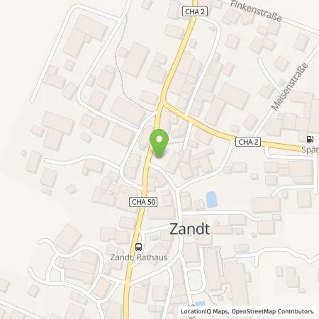 Standortübersicht der Tankstelle Energielösung GmbH in 93499 Zandt