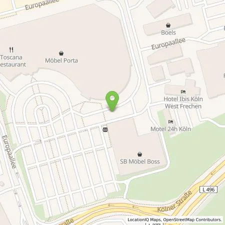 Standortübersicht der Tankstelle Allego GmbH in 50226 Frechen