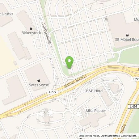 Standortübersicht der Tankstelle Allego GmbH in 50226 Frechen