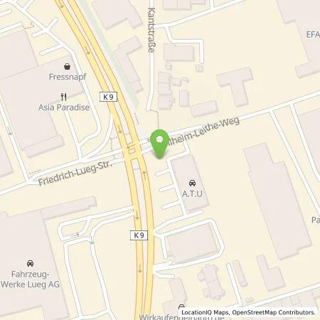 Standortübersicht der Tankstelle Allego GmbH in 44867 Bochum