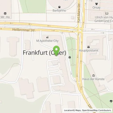 Standortübersicht der Tankstelle Solarstrom ZP14 eGbR in 15230 Frankfurt (Oder)