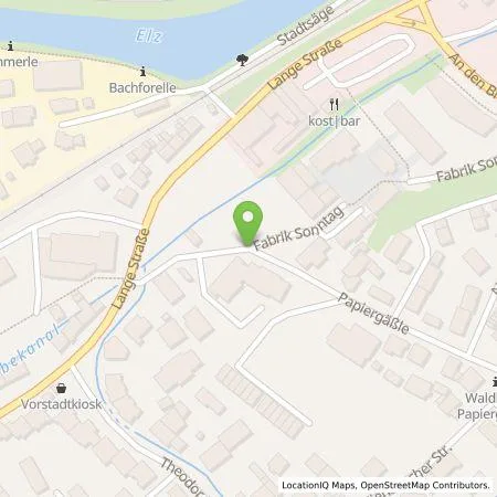 Standortübersicht der Tankstelle Fabrik Sonntag GmbH & Co. KG in 79183 Waldkirch