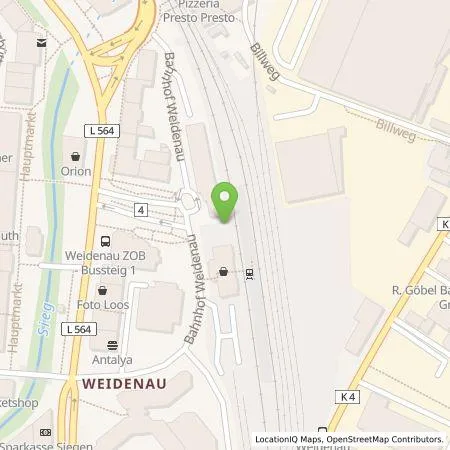 Standortübersicht der Tankstelle schnellDC - Sabine Schmiemann in 57076 Siegen