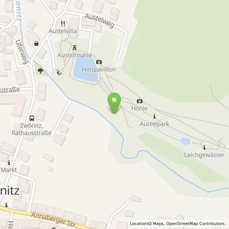 Standortübersicht der Tankstelle Energielösung GmbH in 08297 Zwönitz