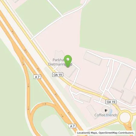 Standortübersicht der Tankstelle Parkhaus Dietmannsried GmbH in 87463 Dietmannsried