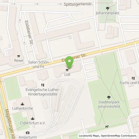 Standortübersicht der Tankstelle SWE Energie GmbH in 99086 Erfurt