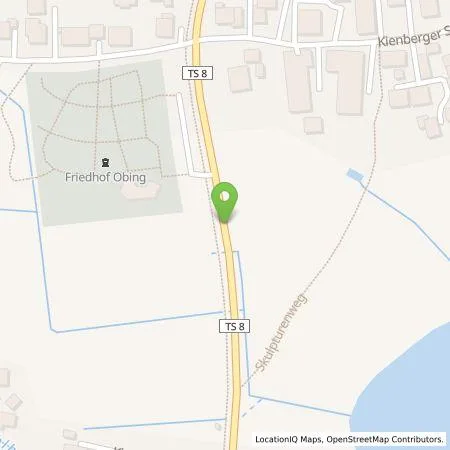 Standortübersicht der Tankstelle Oberwirt GmbH in 83119 Obing