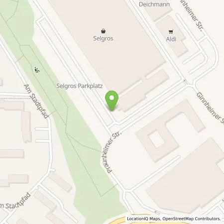 Standortübersicht der Tankstelle amperio GmbH in 65760 Eschborn