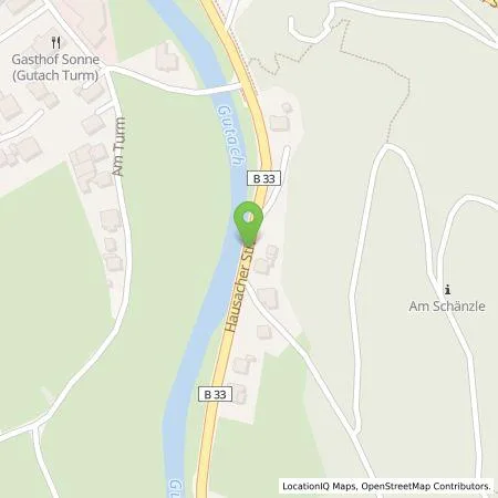 Standortübersicht der Tankstelle Dayser Deutschland GmbH in 77793 Gutach (Schwarzwaldbahn)