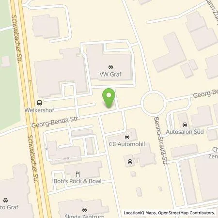 Standortübersicht der Tankstelle HomE of Mobility GmbH in 90763 Fürth