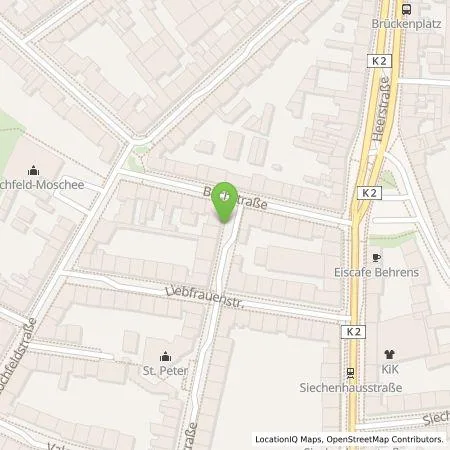 Standortübersicht der Tankstelle Stadtwerke Duisburg AG in 47053 Duisburg