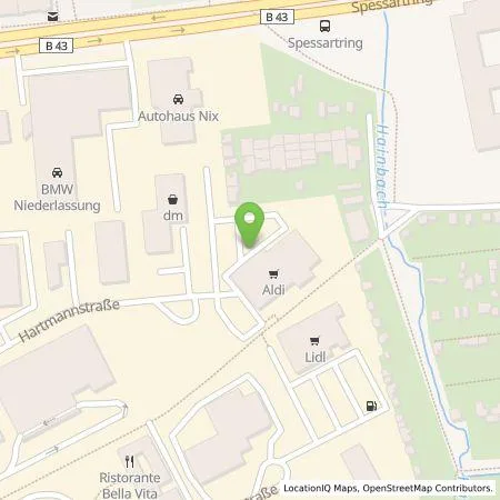 Standortübersicht der Tankstelle ALDI SÜD Immobilienverwaltungs-GmbH & Co. oHG in 63071 Offenbach am Main