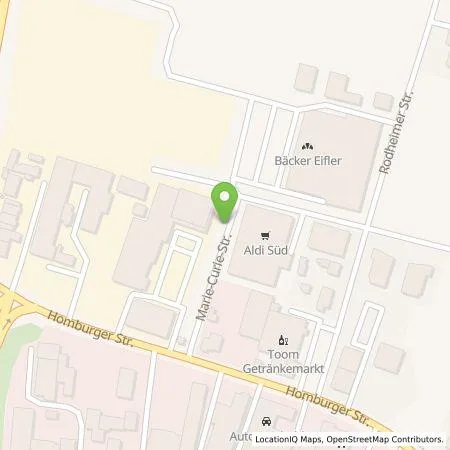 Standortübersicht der Tankstelle ALDI SÜD Immobilienverwaltungs-GmbH & Co. oHG in 61118 Bad Vilbel