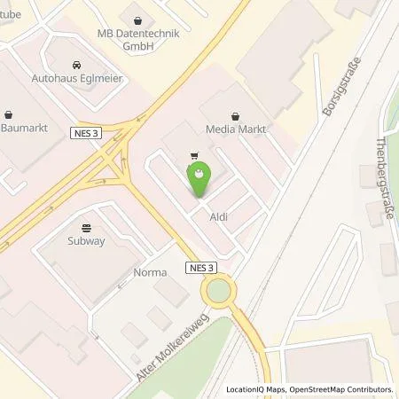 Standortübersicht der Tankstelle ALDI SÜD Immobilienverwaltungs-GmbH & Co. oHG in 97616 Bad Neustadt