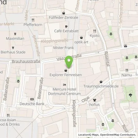 Standortübersicht der Tankstelle E.ON Drive Infrastructure GmbH in 44135 Dortmund