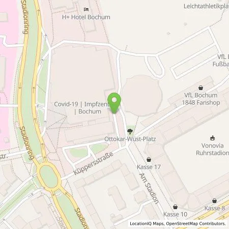 Standortübersicht der Tankstelle Stadtwerke Bochum GmbH in 44791 Bochum