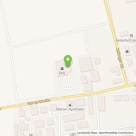 Standortübersicht der Tankstelle EnBW mobility+ AG und Co.KG in 89438 Holzheim