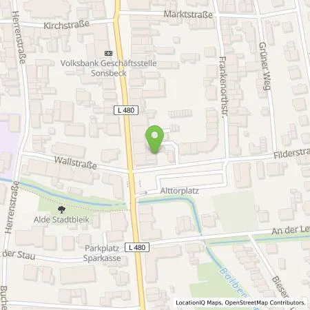 Standortübersicht der Tankstelle Westenergie Metering GmbH in 47665 Sonsbeck